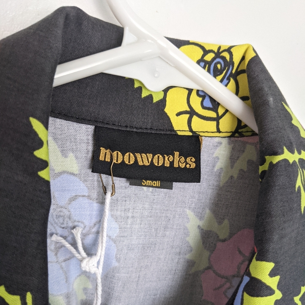 Nooworks Casual Coat Roses Small Twill Jacket - Picture 2 of 7